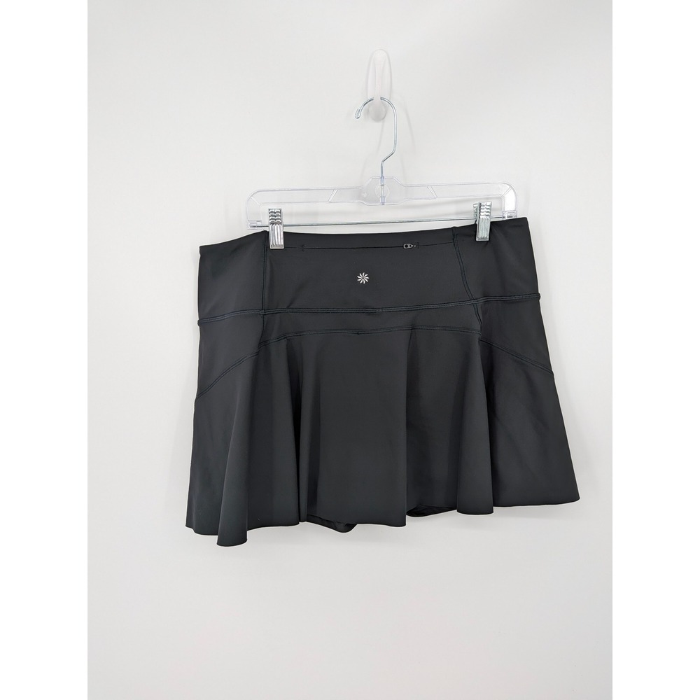 Athleta Ace Tennis Skort Women XL Black Activewear Athletic Skirt Athleisure - Picture 3 of 9